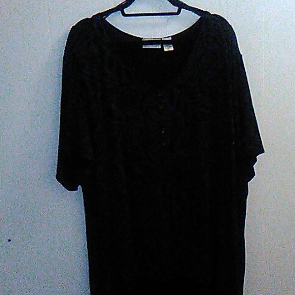 Black and navy dress
